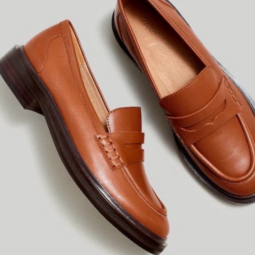 Madewell The Vernon Loafer. Dried Maple.